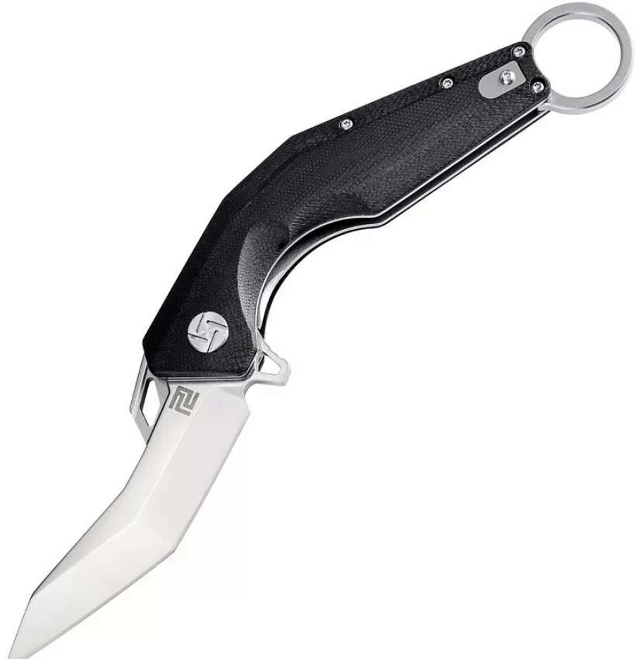 Pocket Knives * | Atz1811Pbkc Artisan Cobra Linerlock Pocket Knife Black D2