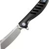 Pocket Knives * | Atz1815Gsbkm Artisan Tomahawk Framelock Pocket Knife Black M390