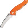 Pocket Knives * | Atz1816Poef Artisan Eagle Linerlock Pocket Knife Orange D2