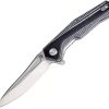 Pocket Knives * | Atz1808Pbgc Artisan Zumwalt Linerlock Pocket Knife Black/White D2