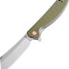 Pocket Knives * | Atz1815Pgnf Artisan Tomahawk Linerlock Pocket Knife Green