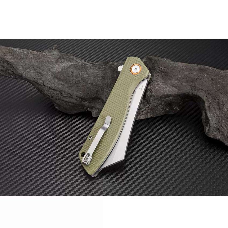 Pocket Knives * | Atz1815Pgnf Artisan Tomahawk Linerlock Pocket Knife Green