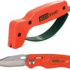 Pocket Knives * | As043C Accusharp Wheel Lock Pocket Knife/Sharpener Combo