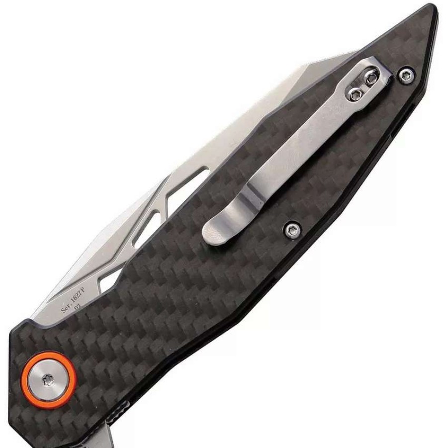 Pocket Knives * | Atz1827Pcf Artisan Cygnus Framelock Pocket Knife Carbon Fiber