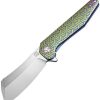 Pocket Knives * | Atz1803Gbu02 Artisan Osprey Linerlock Pocket Knife Blue S35Vn