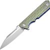 Pocket Knives * | Atz1703Gbu02 Artisan Littoral Linerlock Pocket Knife Blue S35Vn