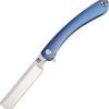 Pocket Knives * | Atz1817Gbus Artisan Orthodox Framelock Pocket Knife Blue S35Vn