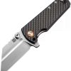 Pocket Knives * | Atz1820Pcf Artisan Proponent Framelock Pocket Knife Carbon Fiber