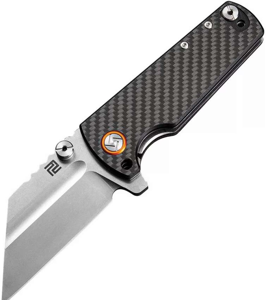 Pocket Knives * | Atz1820Pcf Artisan Proponent Framelock Pocket Knife Carbon Fiber