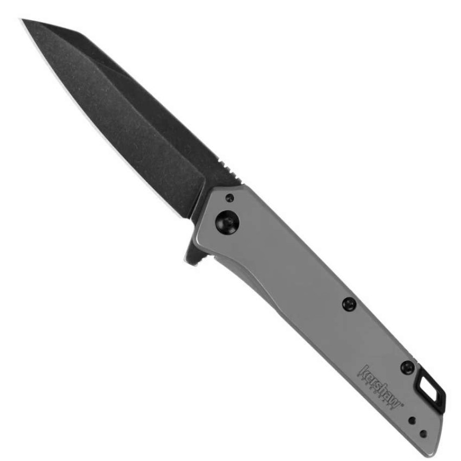 Spring Assisted * | Kershaw Misdirect Spring Assist Knife, Blackwash Blade