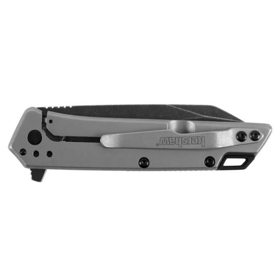 Spring Assisted * | Kershaw Misdirect Spring Assist Knife, Blackwash Blade