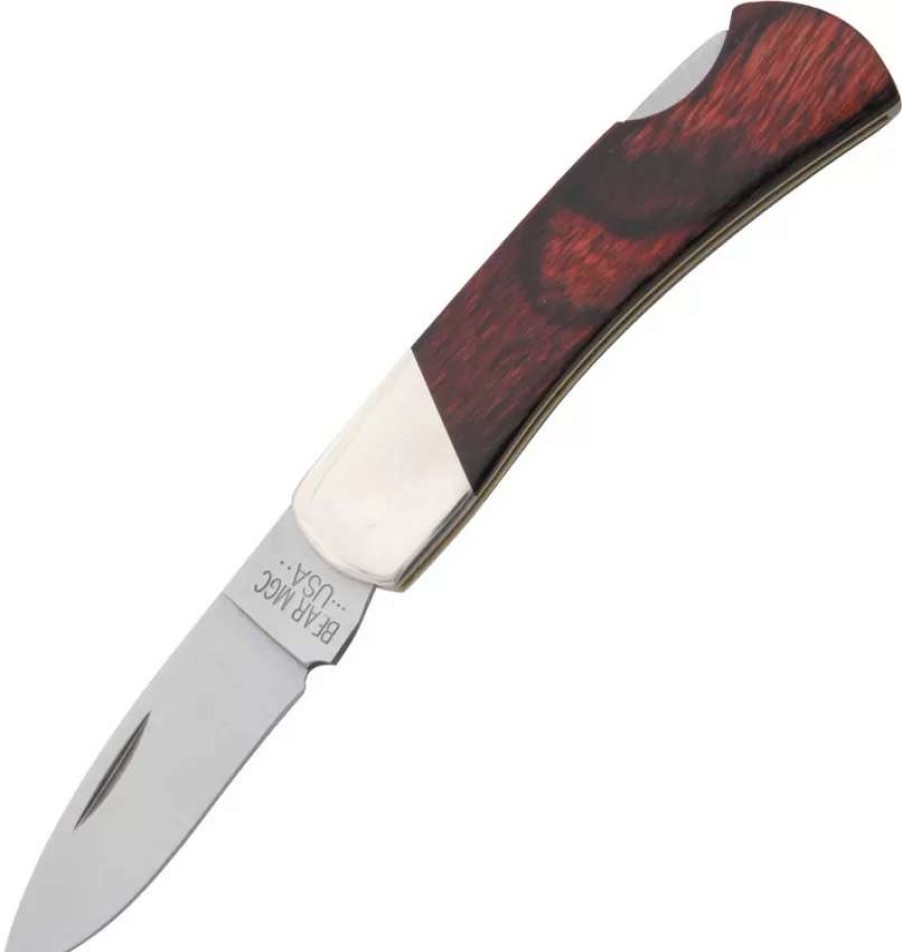 Pocket Knives * | Bc224R Bear & Son Executive Lockback Pocket Knife