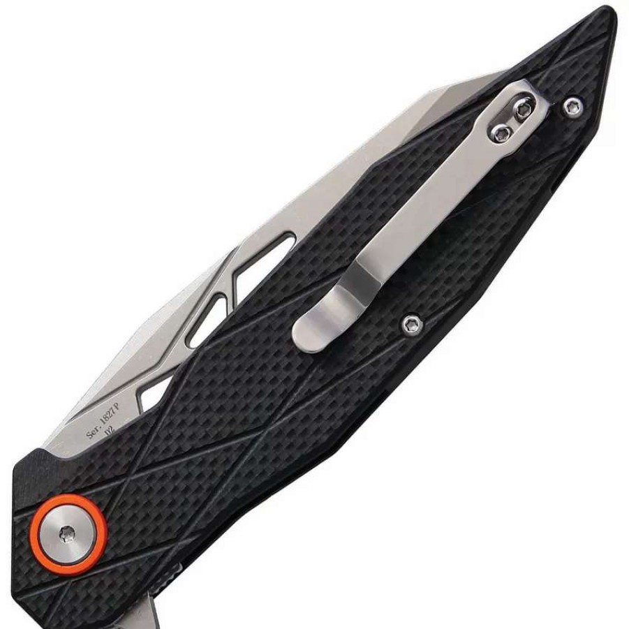 Pocket Knives * | Atz1827Pbkf Artisan Cygnus Framelock Pocket Knife Black