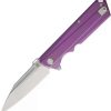 Pocket Knives * | Atz1703Gre Artisan Littoral Framelock Pocket Knife Purple