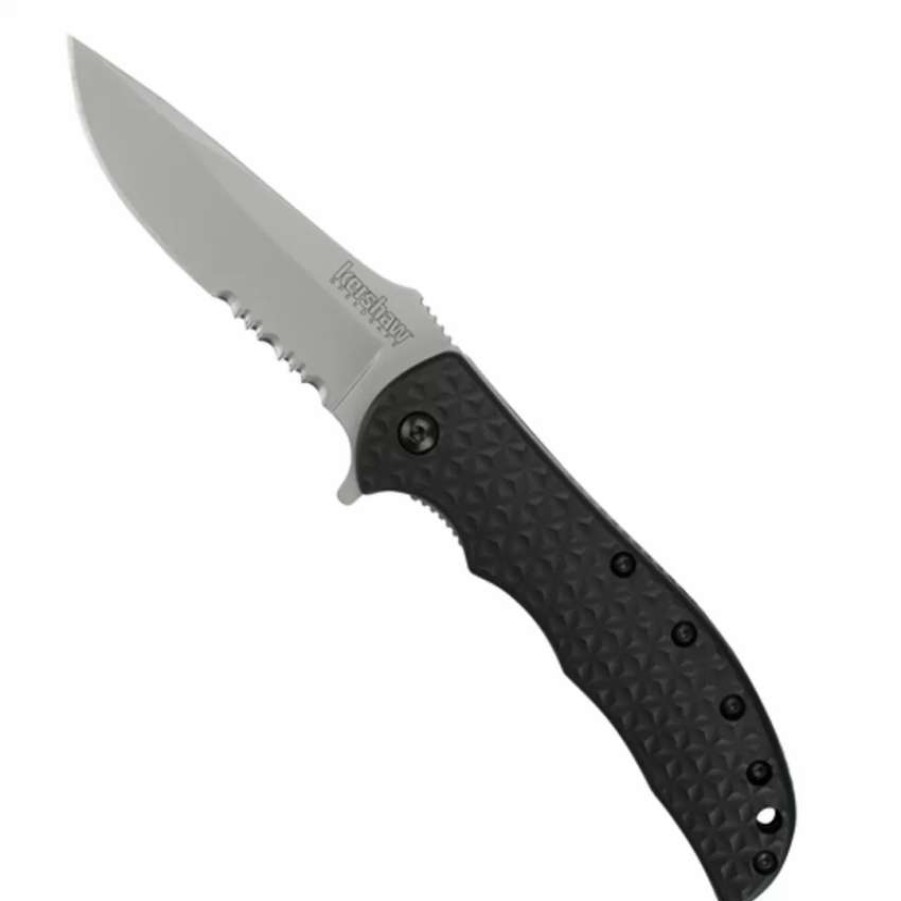 Spring Assisted * | Kershaw Volt Ii 3650S Spring Assisted Knife, Bead Blast Combo Blade