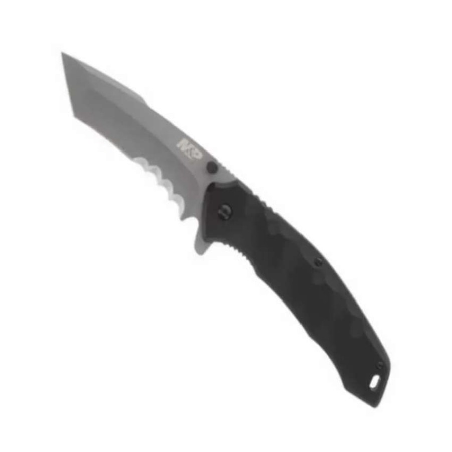 Spring Assisted * | Smith & Wesson M&P Special Ops Assisted Knife, Gray Tanto Blade