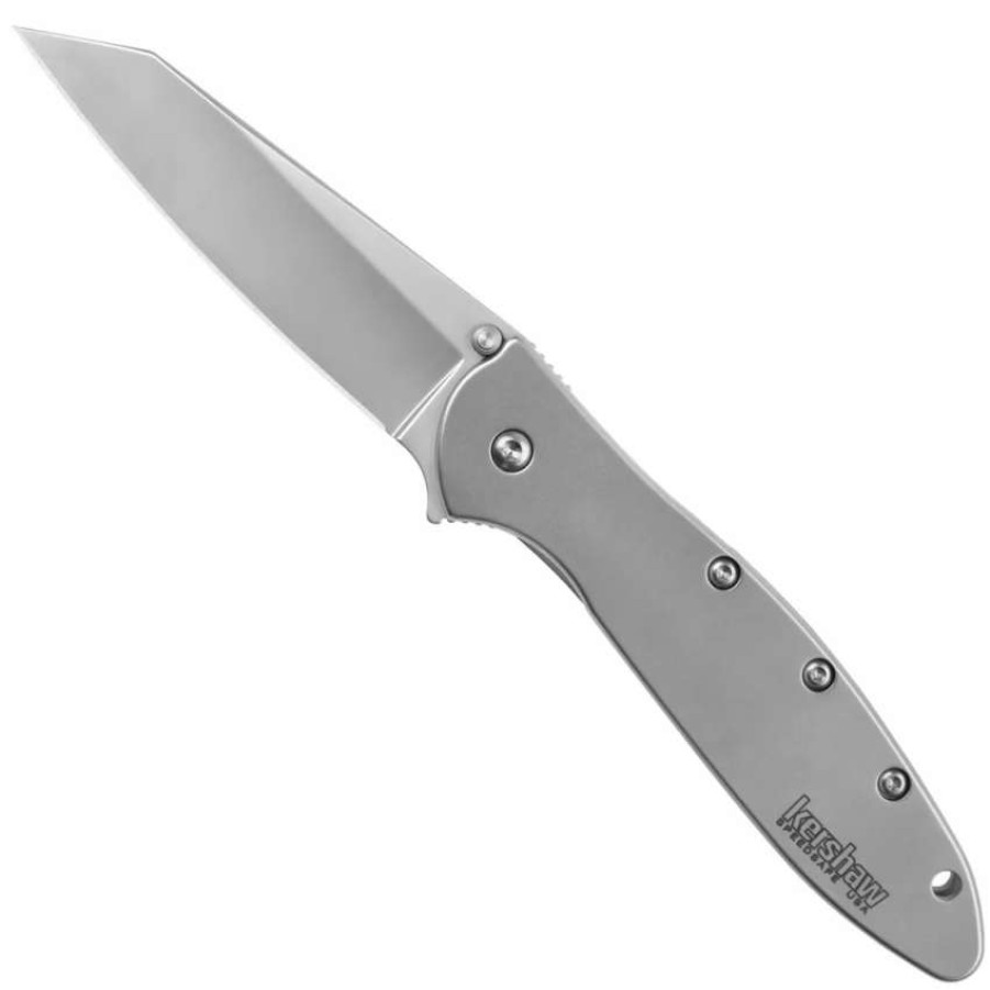 Spring Assisted * | Kershaw Random Leek Spring Assist Knife, Reverse Tanto Blade