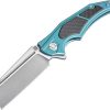 Pocket Knives * | Atz1813Ggnm Artisan Apache Framelock Pocket Knife Green M390