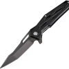 Pocket Knives * | Atz1812Pbbk Artisan Interceptor Linerlock Pocket Knife Black D2