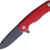 Pocket Knives * | Lstrokarb Lion Steel Rok Framelock Pocket Knife Red