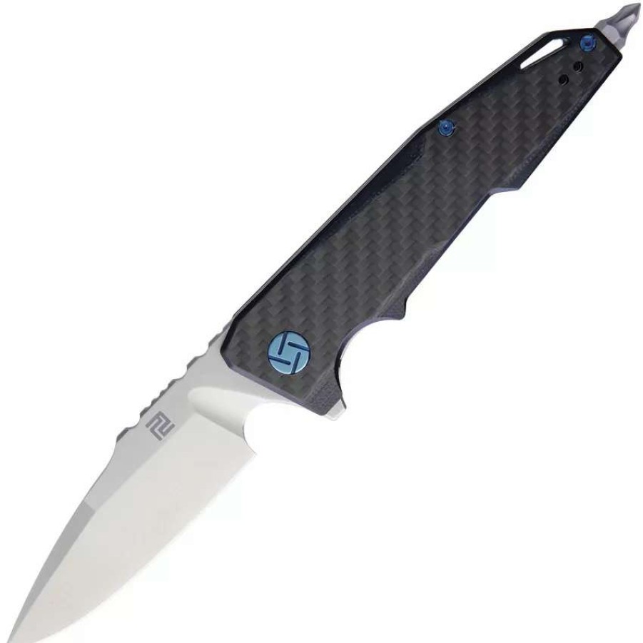 Pocket Knives * | Atz1706Pcf Artisan Predator Linerlock Pocket Knife Carbon Fiber