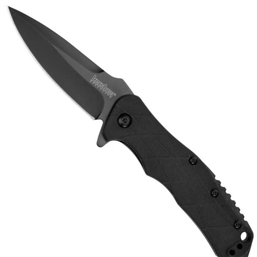 Spring Assisted * | Kershaw Rj Martin Tactical 3.0 Assist Knife, Black Blade