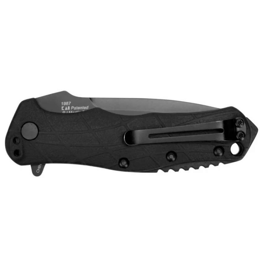 Spring Assisted * | Kershaw Rj Martin Tactical 3.0 Assist Knife, Black Blade