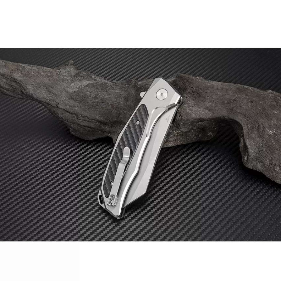 Pocket Knives * | Atz1809Pgbk Artisan Falcon Linerlock Pocket Knife Gray D2