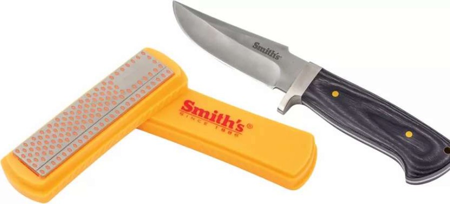 Hunting Knives * | Ac50973 Smith'S Fixed Blade Knife And Stone Combo