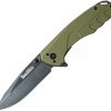 Pocket Knives * | Ac50996 Smith'S Battle Plan Linerlock Pocket Knife Od