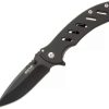 Pocket Knives * | Bc61511 Bear & Son Bear Edge Brisk Black Linerlock Pocket Knife