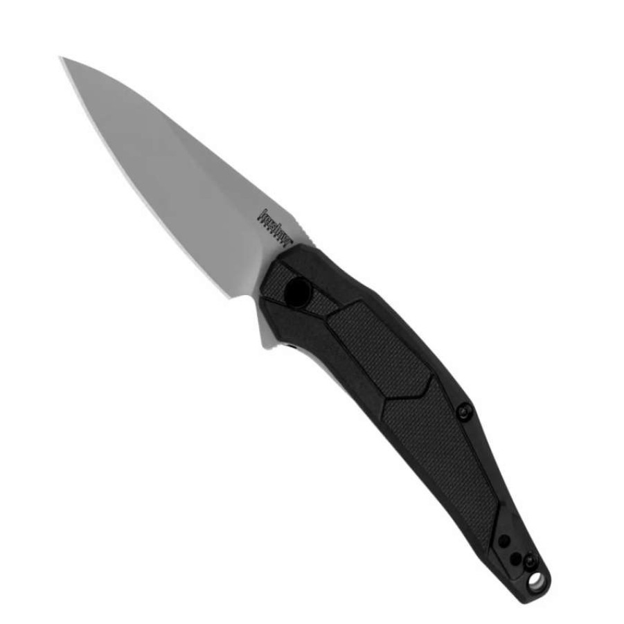 Spring Assisted * | Kershaw Lightyear Flipper Knife, Bead Blast Blade